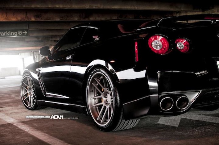 This Nissan GTR with ADV1