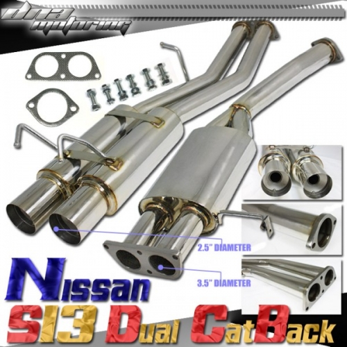 Nissan 240sx dual exhaust #10