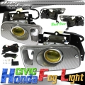 DNA Honda Civic Fog Lights [EG JDM Amber/Yellow] (92-95) FL-HC922-AM