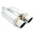 Megan Racing Muffler M-DF (Dual 3.5" Tips, Dual Muffler) MU-MDF