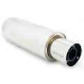 Megan Racing Muffler M-N1 (4" Tip, 2.5" Muffler) MU-N1