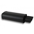 Vibrant STREETPOWER FLAT BLACK Oval Muffler with Dual Tips (3" inlet) 1149 Vibrant STREETPOWER FLAT BLACK Oval Muffler with Dual Tips (3" inlet) 1149