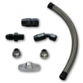 Vibrant Turbo Oil Drain Kit for GT series Top Mount turbo setups (20" long line) 10283